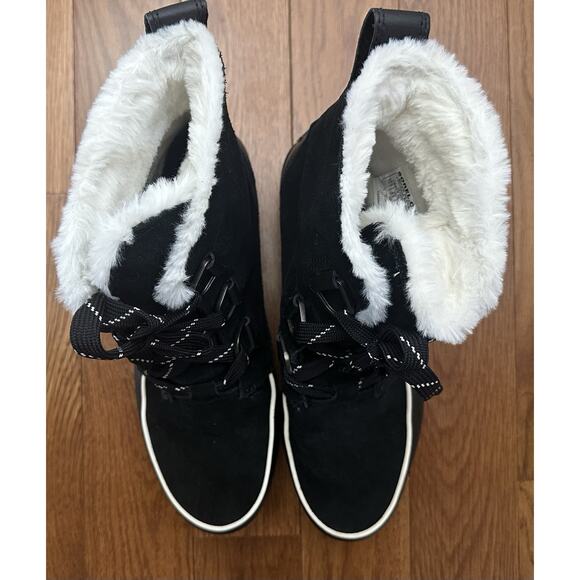 NEW Sorel Tivoli IV Waterproof Winter Leather Boot Black Women's Size 10.5 - Picture 9 of 10